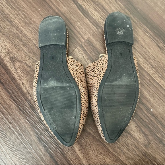 Faux-Suede Pointy-Toe Mule Flats For Women size US 8 in Cheetah Print - Picture 6 of 6